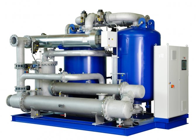 Compressed air adsorption dryers
