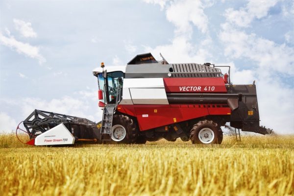 Price of Vector-410 combines on the Russian market