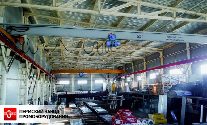 How does a support crane differ from a beam crane?