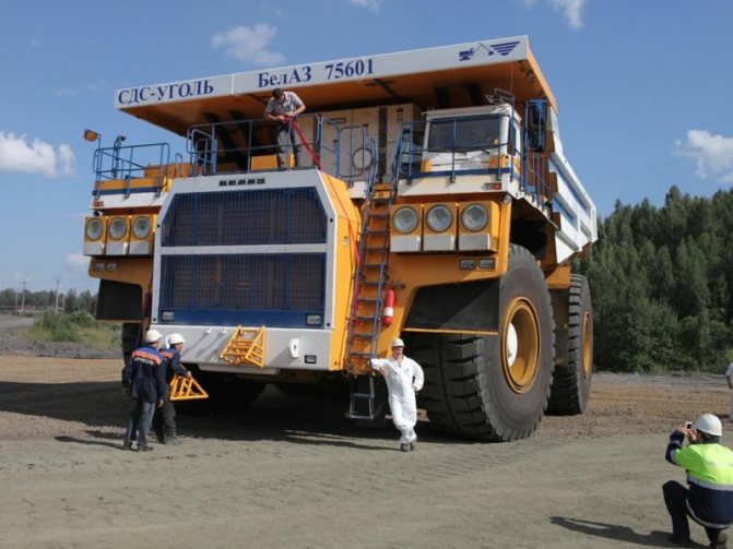 BelAZ mining dump trucks
